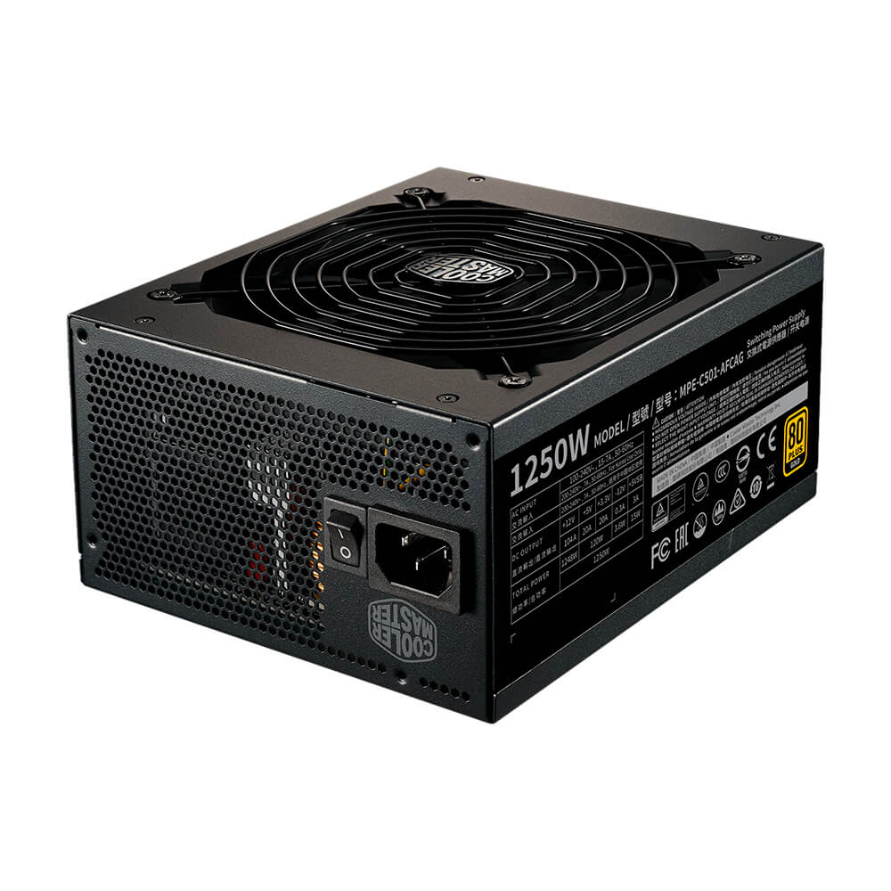 Fuente de Poder Modular Cooler Master MWE Gold V2 1250W ATX 80 PLUS Gold