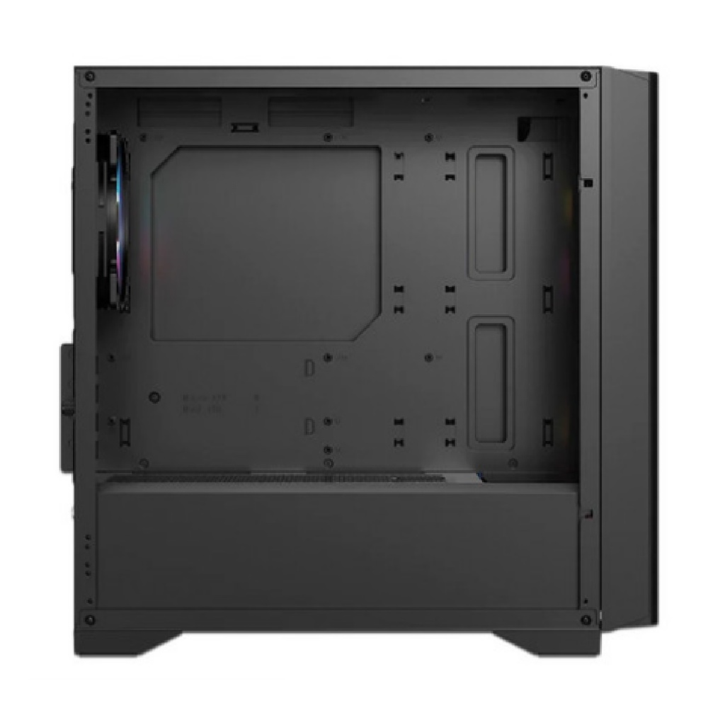 Gabinete Gamer Balam Rush Carbono Crystal 4000C Mini-Tower Micro-ATX Sin Fuente