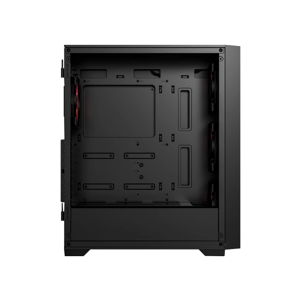 Gabinete Balam Rush Carbono Twin Mate 7000 con Ventana RGB Midi-Tower ATX/Micro-ATX/Mini-ITX USB 3.0/2.0 sin Fuente 4 Ventiladores RGB Instalados