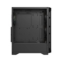 Gabinete Balam Rush Carbono Twin Mate 5000 con Ventana RGB Midi-Tower ATX/Micro-ATX/Mini-ITX USB 3.0/2.0 sin Fuente 4 Ventiladores RGB Instalados