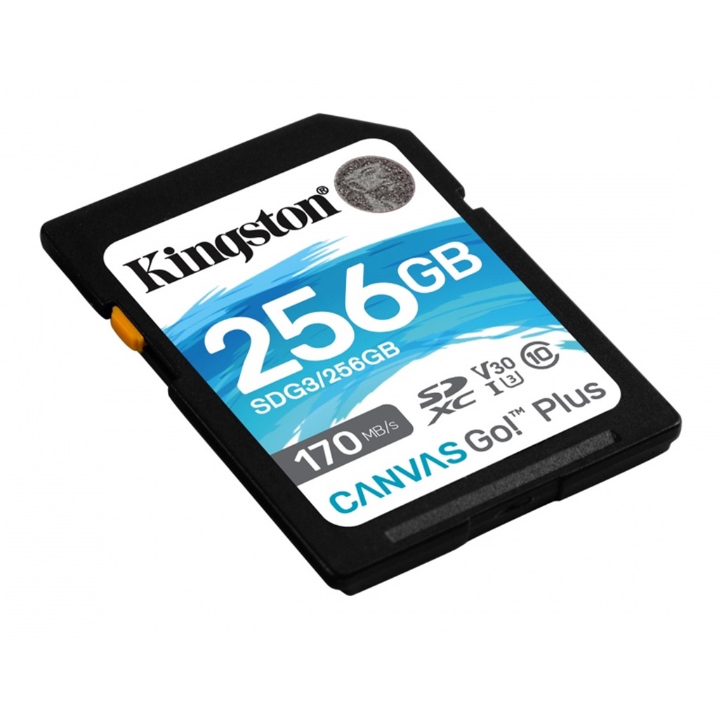 Memoria Flash Kingston Canvas Go! Plus 256GB SDXC UHS-I Clase 10