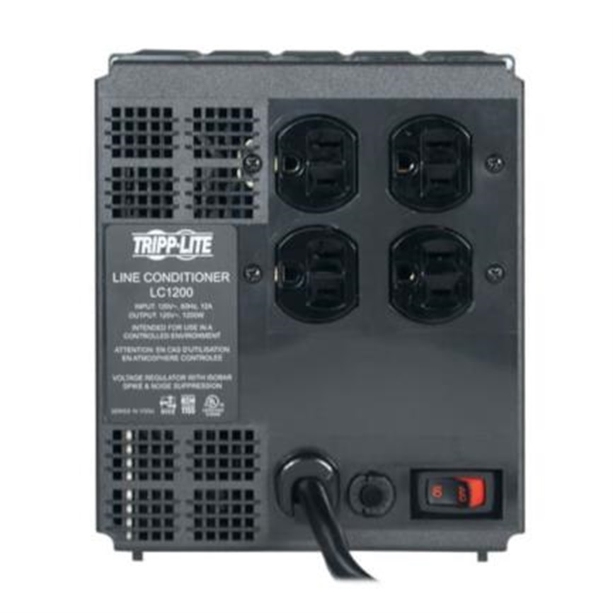 Regulador Tripp Lite 1200Watts Protector ISOBAR 4 Contactos 