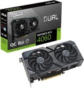 Tarjeta de Video Asus Dual GeForce RTX4060 OC 8GB Dual Fan GDDR6 PCIe 4.0 1xHDMI 3xDP