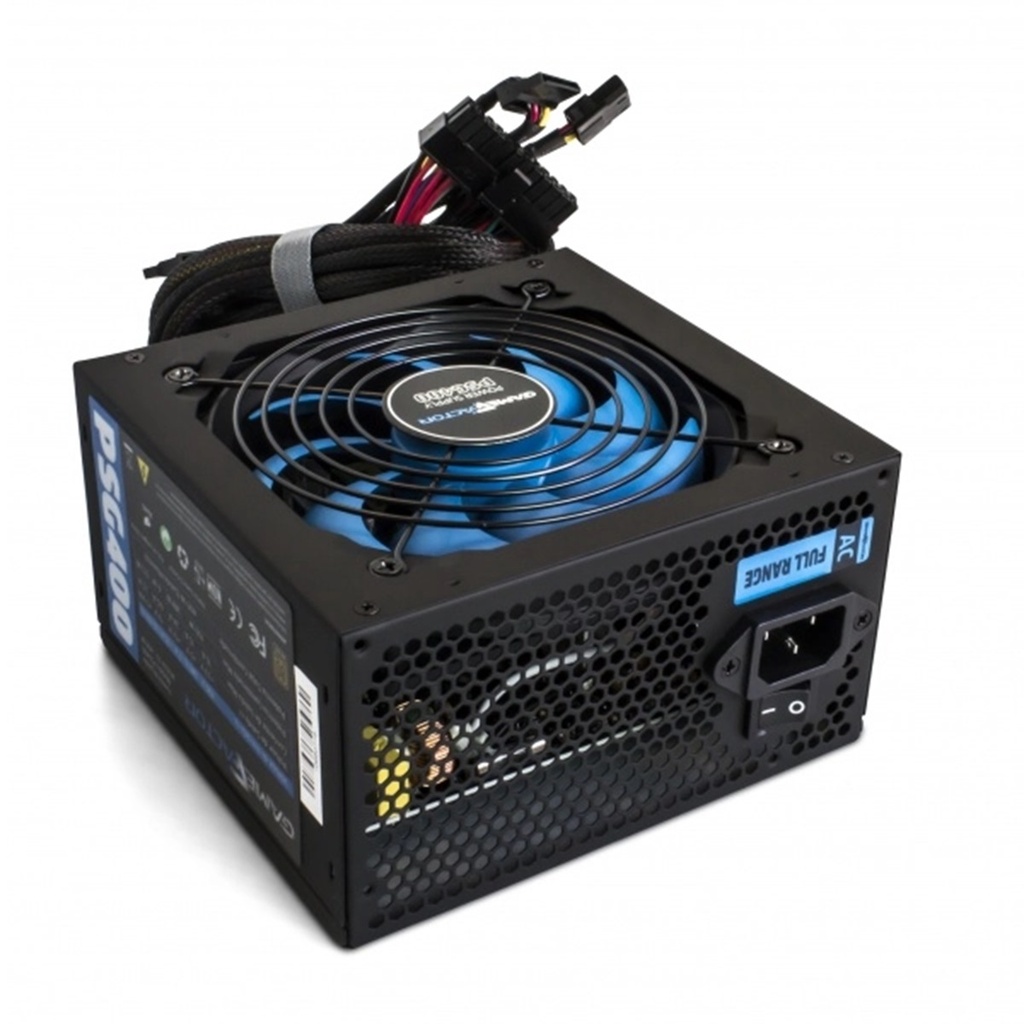 Fuente de poder game factor psg400 400 watts 80 plus bronze