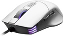 Mouse gamer evga x12 optico rgb 16000 dpi 8 botones alambrico cable usb ambidiestro blanco 905-w1-12wh-kr