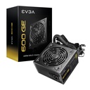 Fuente de Poder EVGA GE 600W 80 Plus Gold ATX 12V Eco Mode 24 pin Fan 120mm