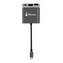 Hub USB Nextep USB C Macho - 1x USB A 3.0 1x USB C 1x HDMI