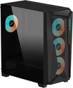 Gabinete Gamer Gigabyte C301 Glass Media Torre ITX mATX ATX EATX 4xFan ARGB Cristal Templado