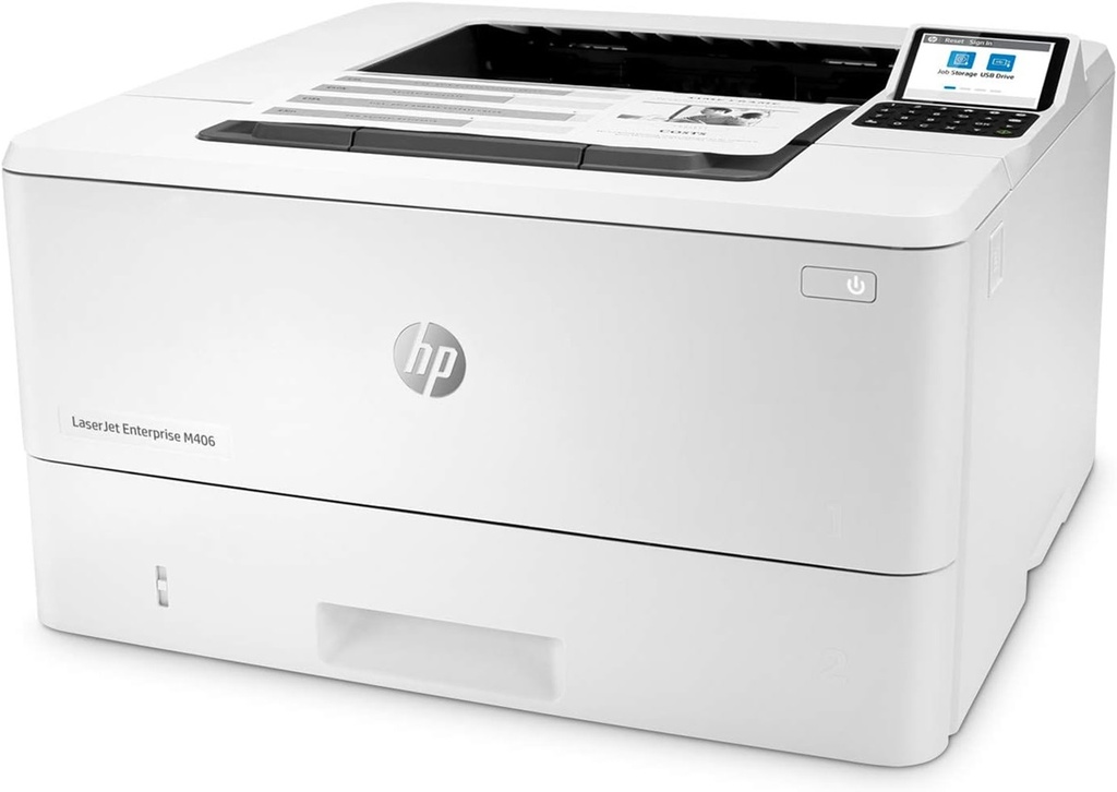 Impresora Monocromatica HP LaserJet Enterprise M406dn Blanco y Negro Láser Print