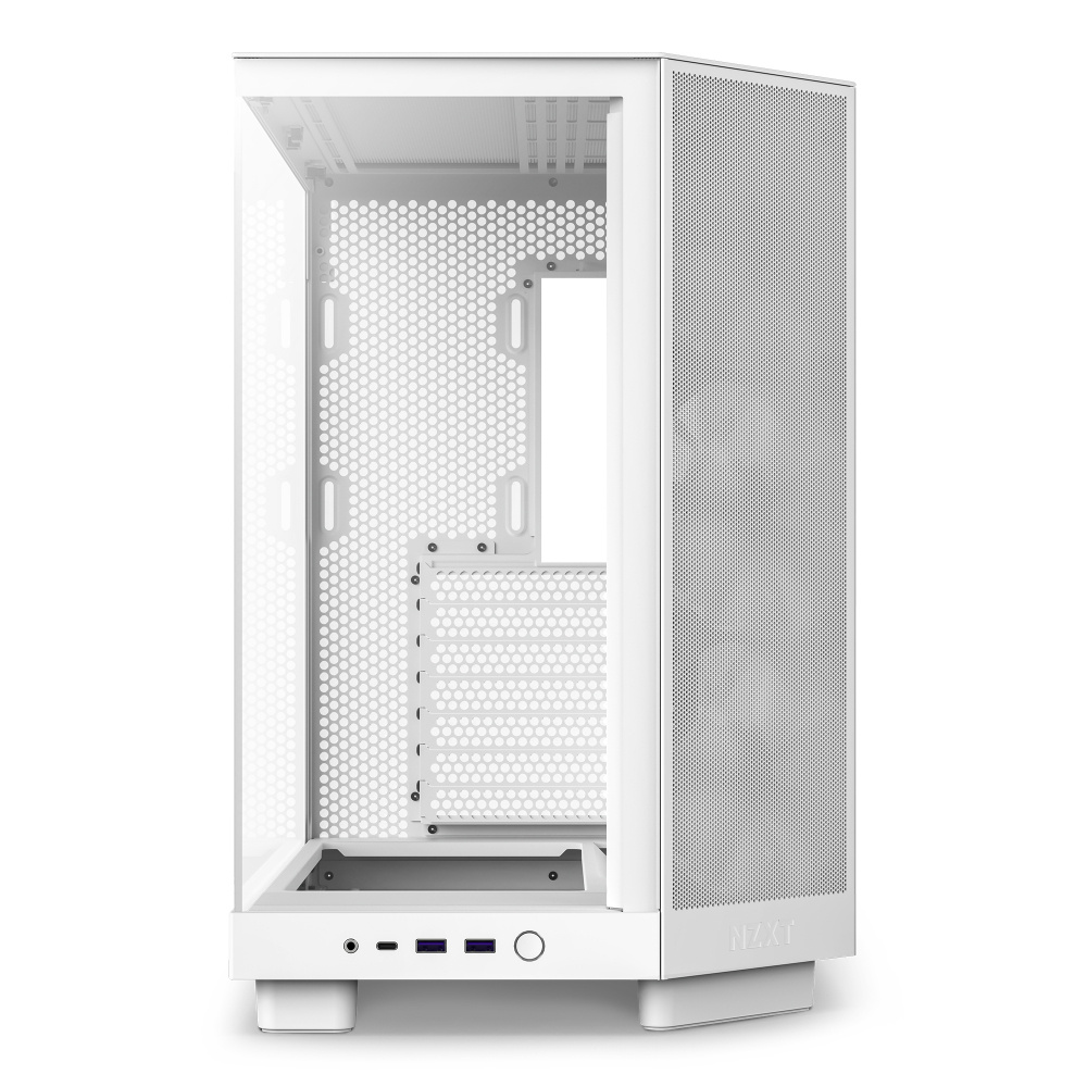 Gabinete NZXT H6 Flow RGB Con Ventana, Midi-Tower ATX/Micro-ATX/Mini-ITX USB 3.2 Sin Fuente 3 Ventiladores RGB Instalados