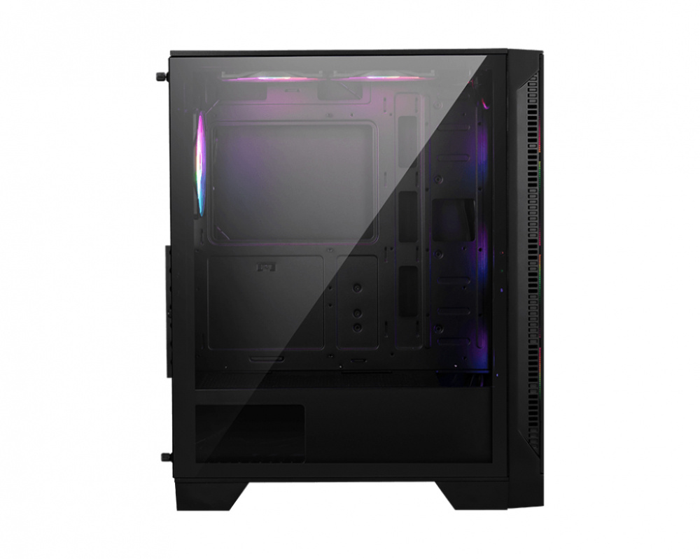 Gabinete Msi Mag Force 120a Airflow, Media Torre, Atx, Micro Atx, Mini Itx, Ventana Cristal, 3x Vent Front, Negro