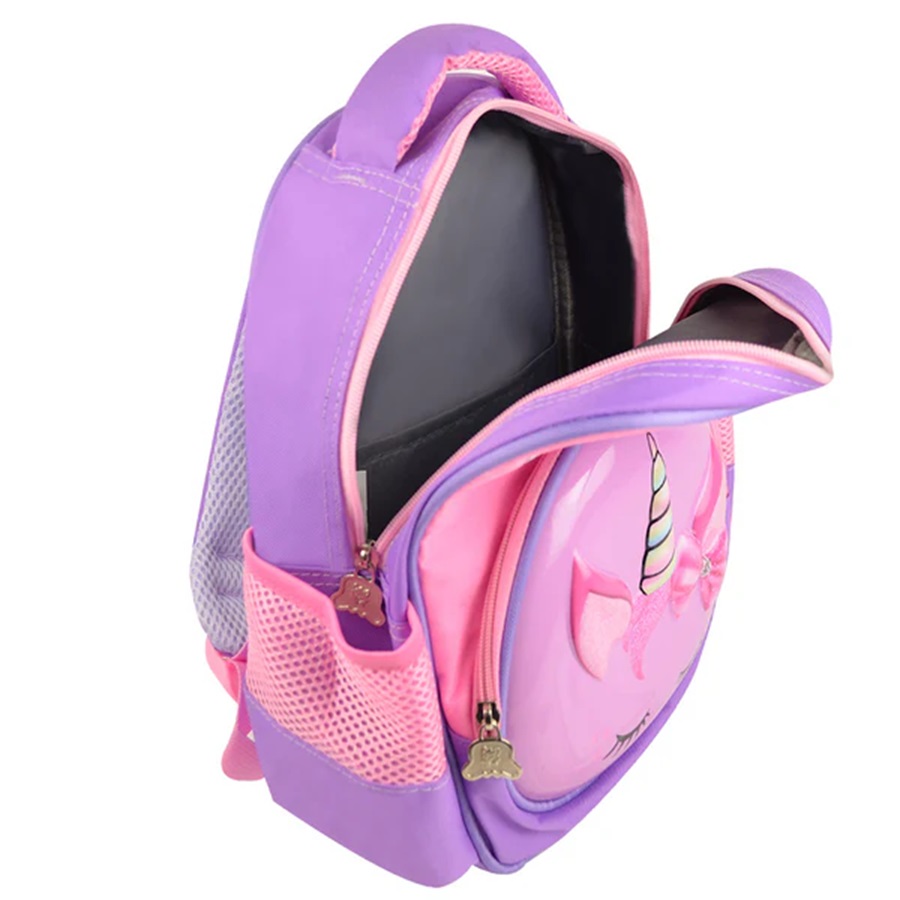 Mochila Preescolar Perfect Choice PC-084419 Para Niñas Con Multiples Compartimientos Dreamer Unicornio