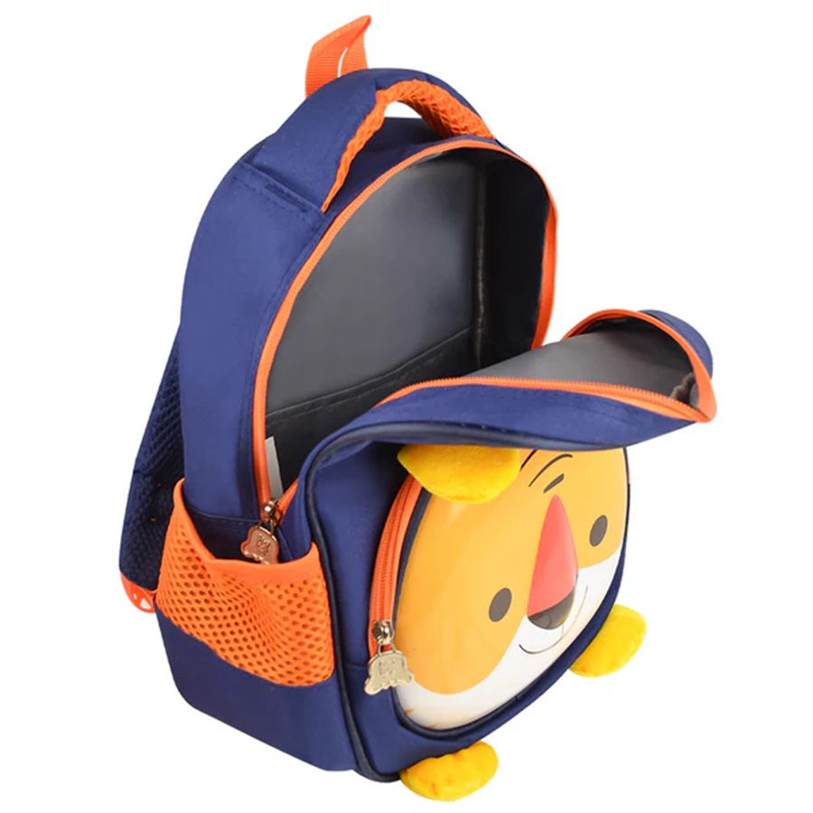 Mochila Preescolar Perfect Choice PC-084402 Para Niños Con Multiples Compartimientos Dreamer Tigre