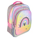 Mochila Escolar Perfect Choice PC-084396 Con Multiples  Compartimientos Explorer Arcoiris