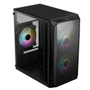 Gabinete Acteck Doom GI630 Con Ventana Micro-Tower Micro-ATX/Mini-ITX USB 3.0/2.0 Con Fuente De 500W 3 Ventiladores RGB Instalados