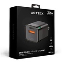 Cargador De Pared Acteck AC-935555 Energon Prime 20W 1x USB A 1x USB C