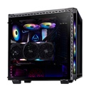 Gabinete XPG BATTLECRUISER Con Ventana LED RGB Midi-Tower ATX/EATX/Micro ATX/Mini-ITX USB 3.0 Sin Fuente