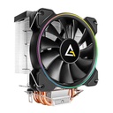 Disipador Antec A400 RGB 120mm PWM 4 Pines Max. 1800 RPM Intel/AMD