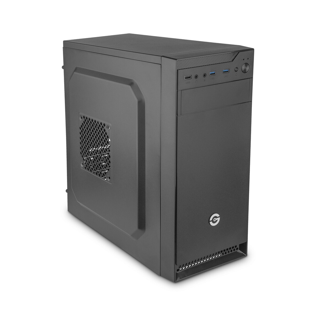 Gabinete Getttech GCM-550AC-01 Midi-Tower ATX/Micro-ATX/Mini-ITX USB 3.0/2.0 Con Fuente 550W 1 Ventilador Instalado