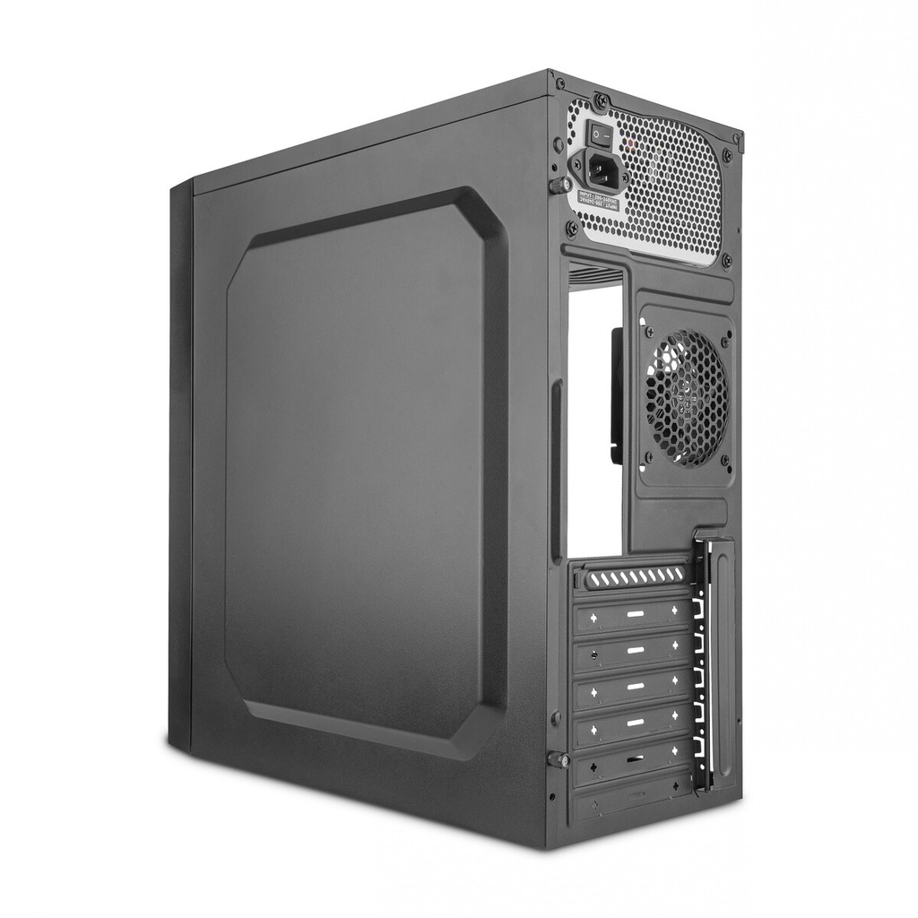 Gabinete Getttech GCM-550AC-01 Midi-Tower ATX/Micro-ATX/Mini-ITX USB 3.0/2.0 Con Fuente 550W 1 Ventilador Instalado