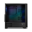 Gabinete Yeyian Phoenix Con Ventana De Malla Midi-Tower ATX/Micro-ATX/Mini-ITX USB 3.2 Sin Fuente 4 Ventiladores ARGB Instalados