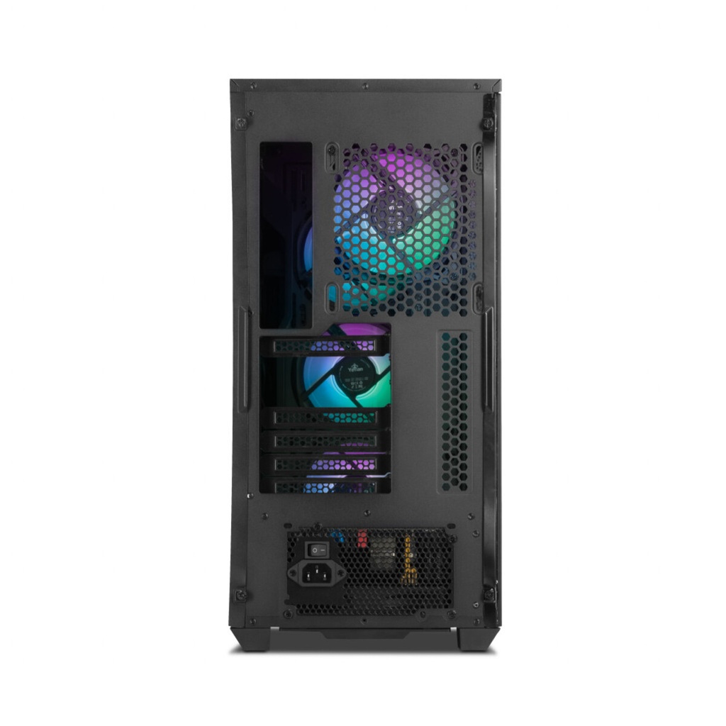 Gabinete Yeyian Mirage S Con Ventana Midi-Tower ATX/Micro-ATX/ITX USB 3.2 Sin Fuente Sin Ventiladores Instalados