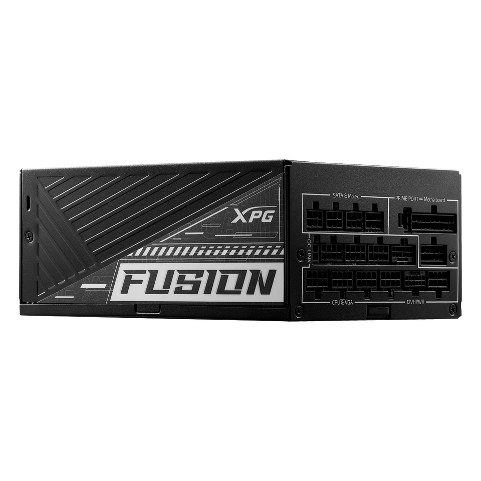 Fuente de Poder XPG FUSION 80 PLUS Titanium 20+4 pin ATX 120mm 1600W