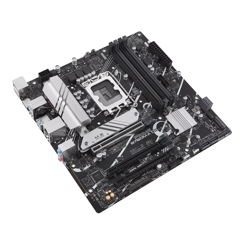 Tarjeta Madre Asus Prime B760m-a D4, Skt 1700 Intel ARGB Aura Sync 2x Slots M.2 4x Dimm