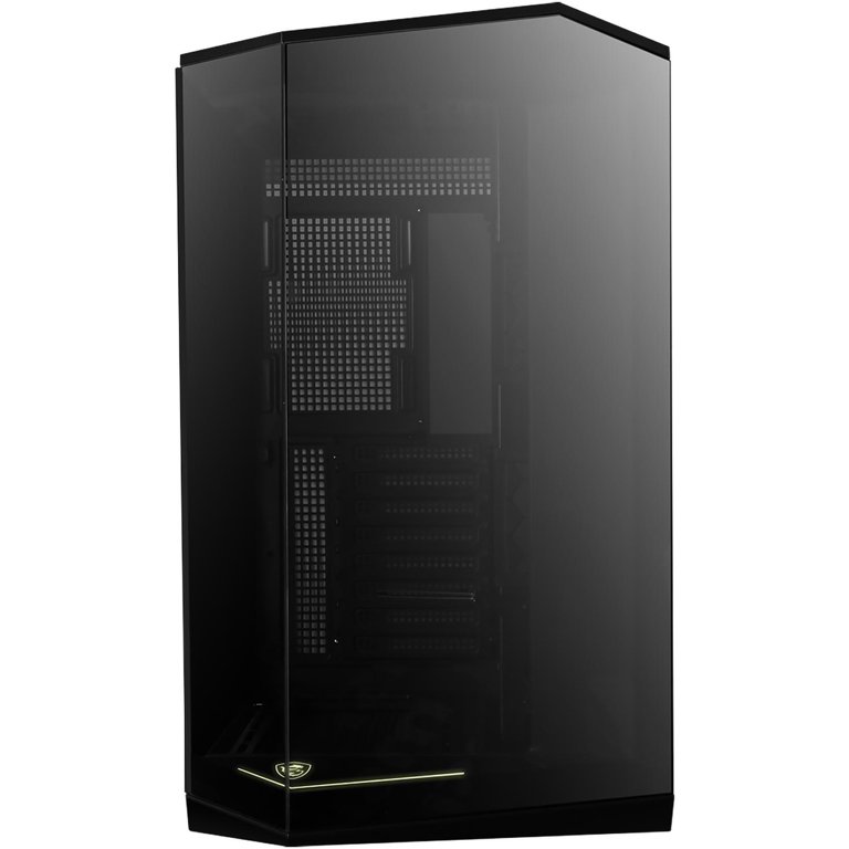 Gabinete MSI MAG Pano 100L PZ Vidrio Templplado Filtro De Polvo ATX Sin Fuente