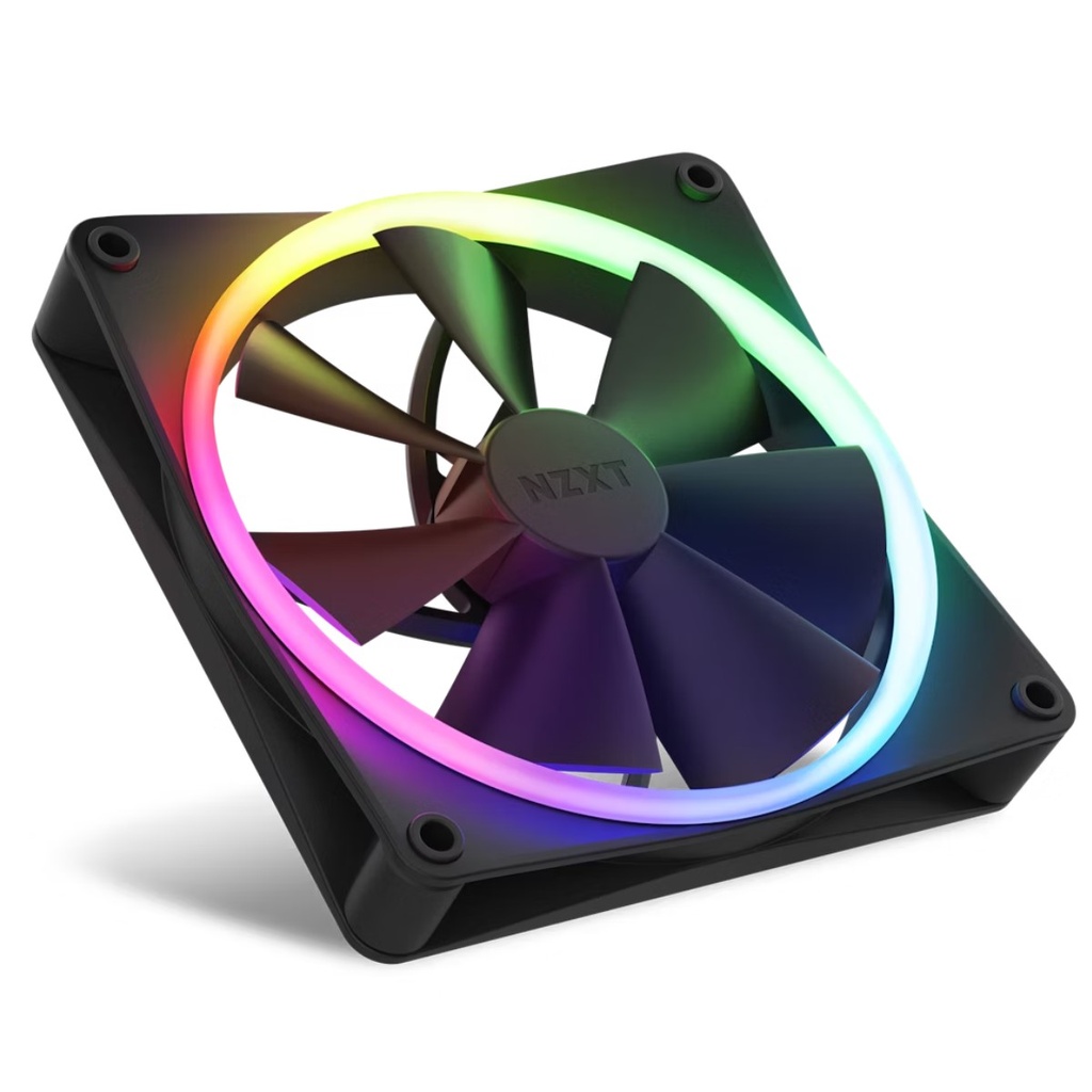 Ventilador NZXT F140 RGB Twin 2x 140mm 500 - 1800RPM 2 Piezas Incluye Control