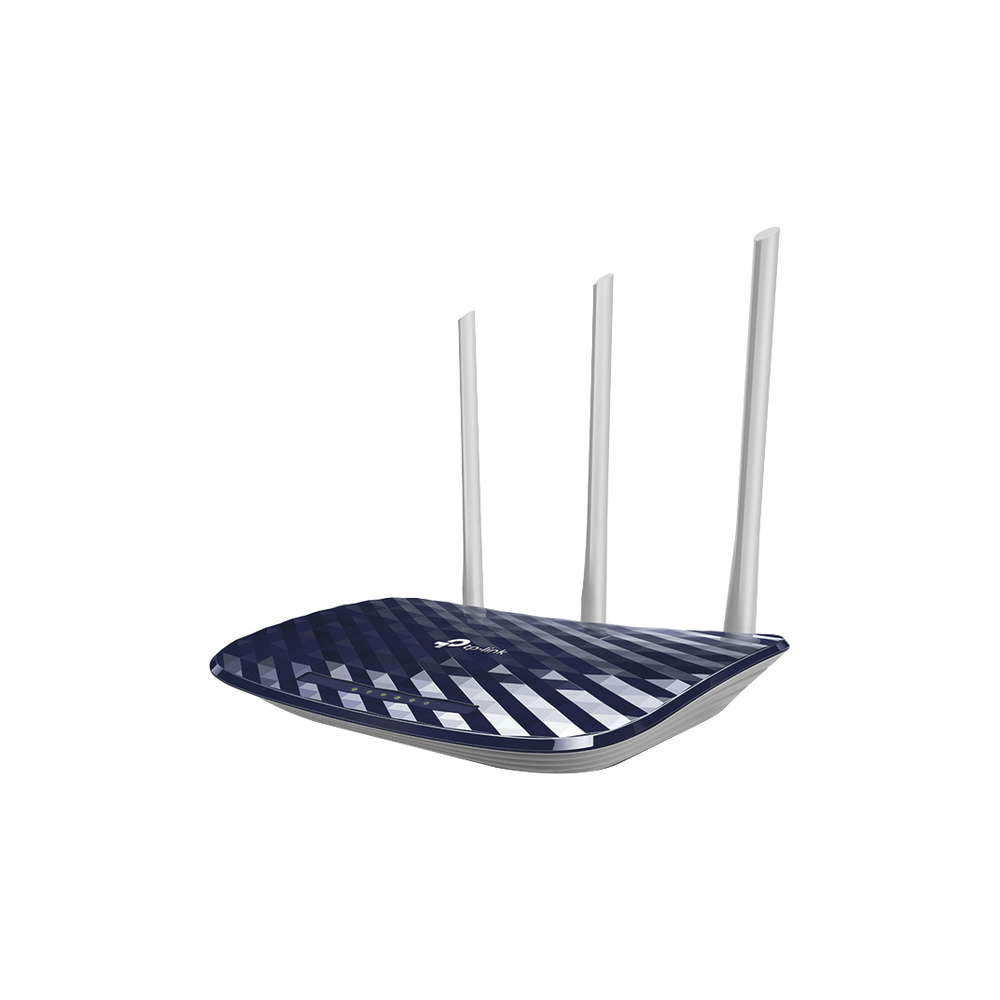 Router TP-Link Fast Ethernet de Banda Dual ARCHER C20 WISP Inalámbrico 433Mbit/s 5x RJ-45 2.4/5GHz con 3 Antenas Externas