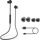 Audifonos Inalambricos In-ear Philips Upbeat TAUN102BK/27 Con Microfono Bluetooth Inalámbrico