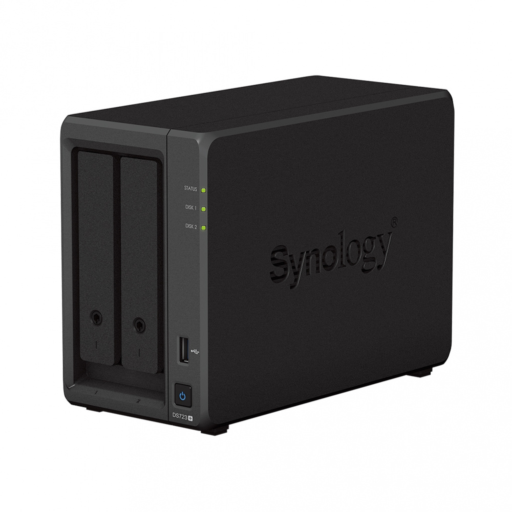 Servidor NAS DiskStation Synology DS723+ 2 Bahías AMD Ryzen R1600 2.60GHz 2GB DDR4 1x USB 3.2