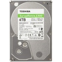 Disco Duro Para Videovigilancia Toshiba S300 Surveillance 3.5" 4TB SATA III 6 Gbit/s 128MB Cache