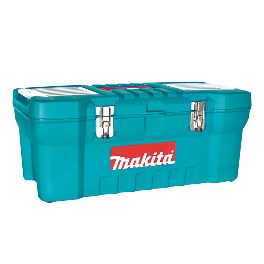 Caja De Herramientas Makita 7685 24" Con Doble Cerradura De Metal 60x25x30 cm