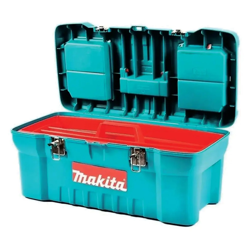 Caja De Herramientas Makita 7685 24" Con Doble Cerradura De Metal 60x25x30 cm