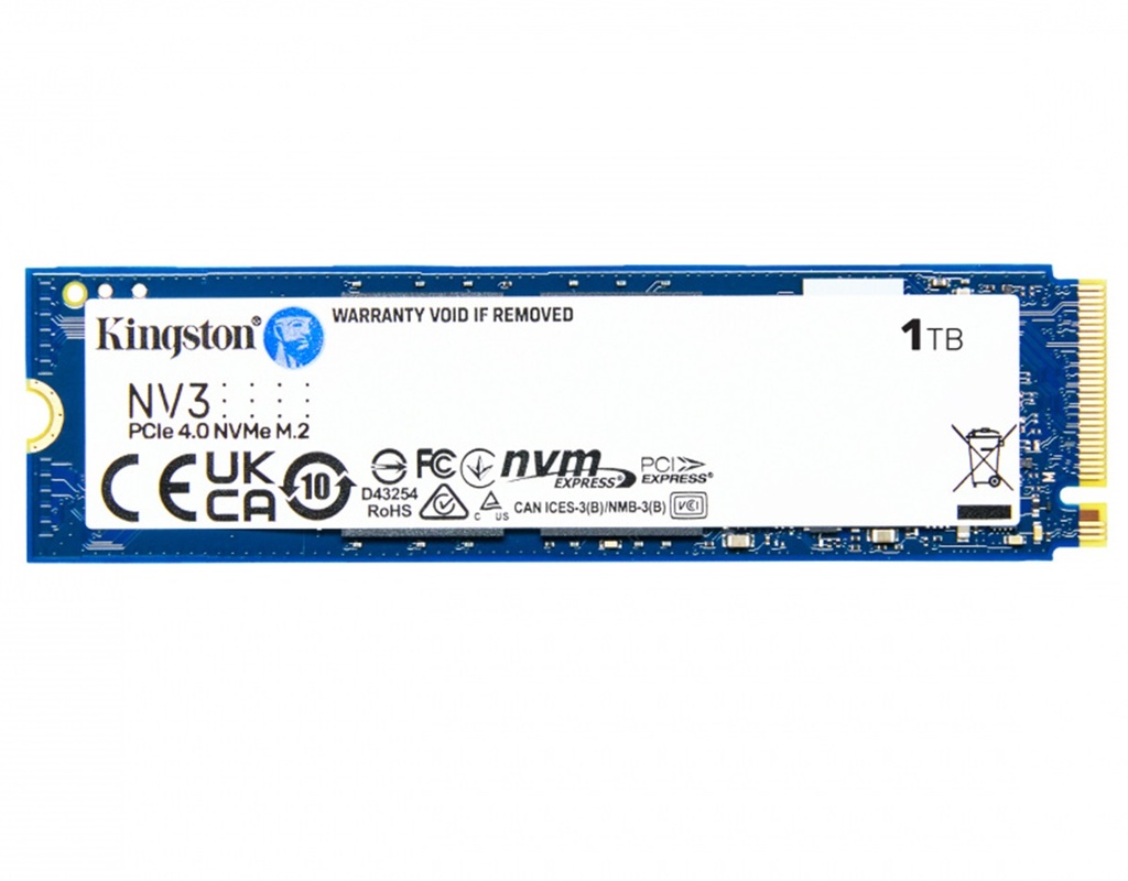 Unidad De Estado Solido SSD Kingston SNV3S NVMe 1TB PCI Express 4.0 M.2 