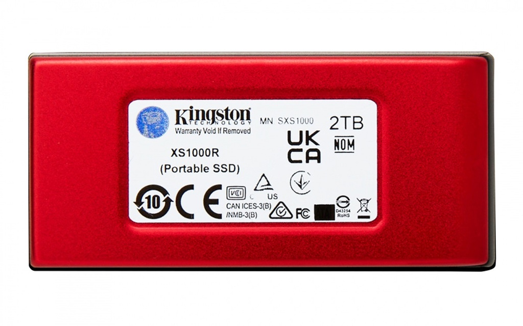 Unidad De Estado Solido SSD Externo Kingston XS1000 2TB USB C