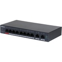 Switch Gigabit Ethernet Dahua DH-CS4010-8ET-110 8 Puertos PoE 10/100/1000 + 2 Puertos Uplink 110W 5.6 Gbit/s 8000 Entradas Administrable