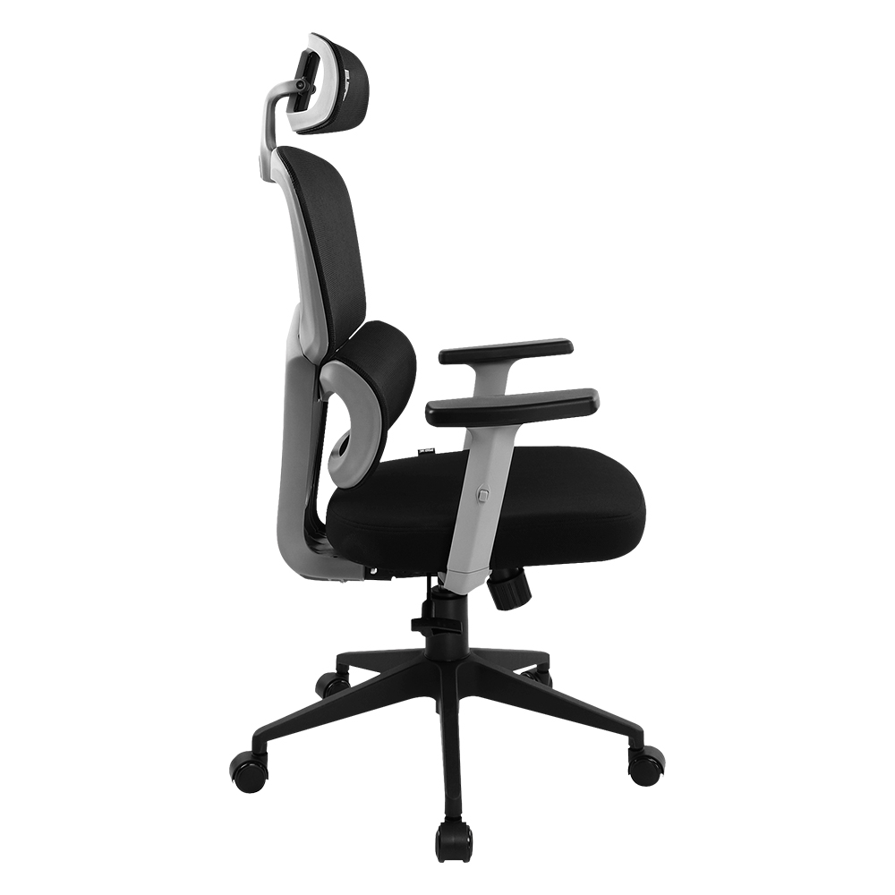 Silla Mesh Gaming Vorago CGM-400-BK Hasta 150Kg Reclinable Con Descansabrazos