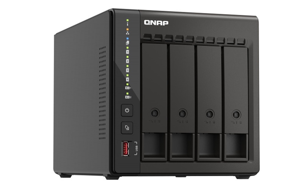 NAS de 4 Bahías QNAP TS-453E  Intel Celeron J6412 2.00GHz SATA III