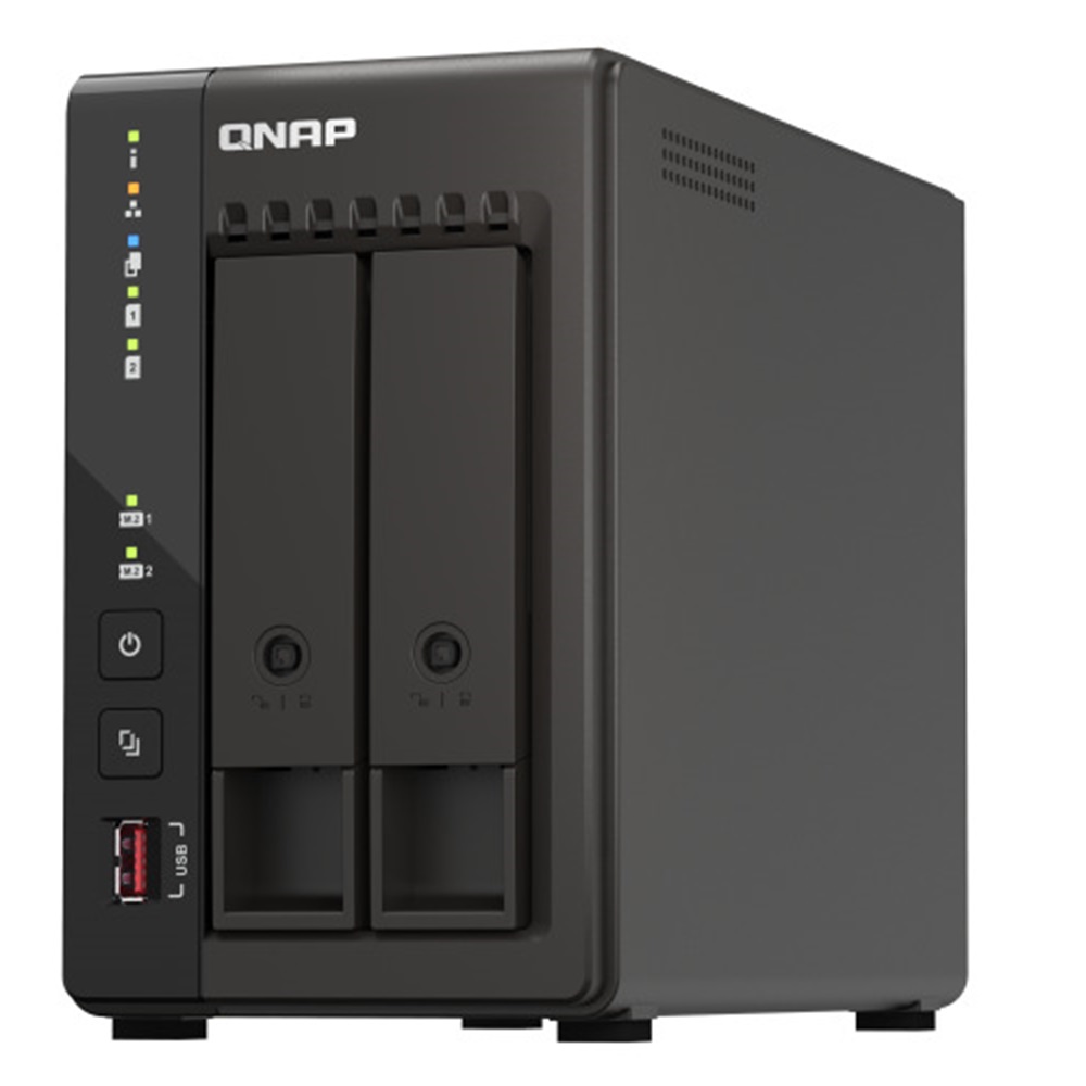 NAS de 2 Bahías QNAP TS-253E Intel Celeron J6412 2GHz SATA III