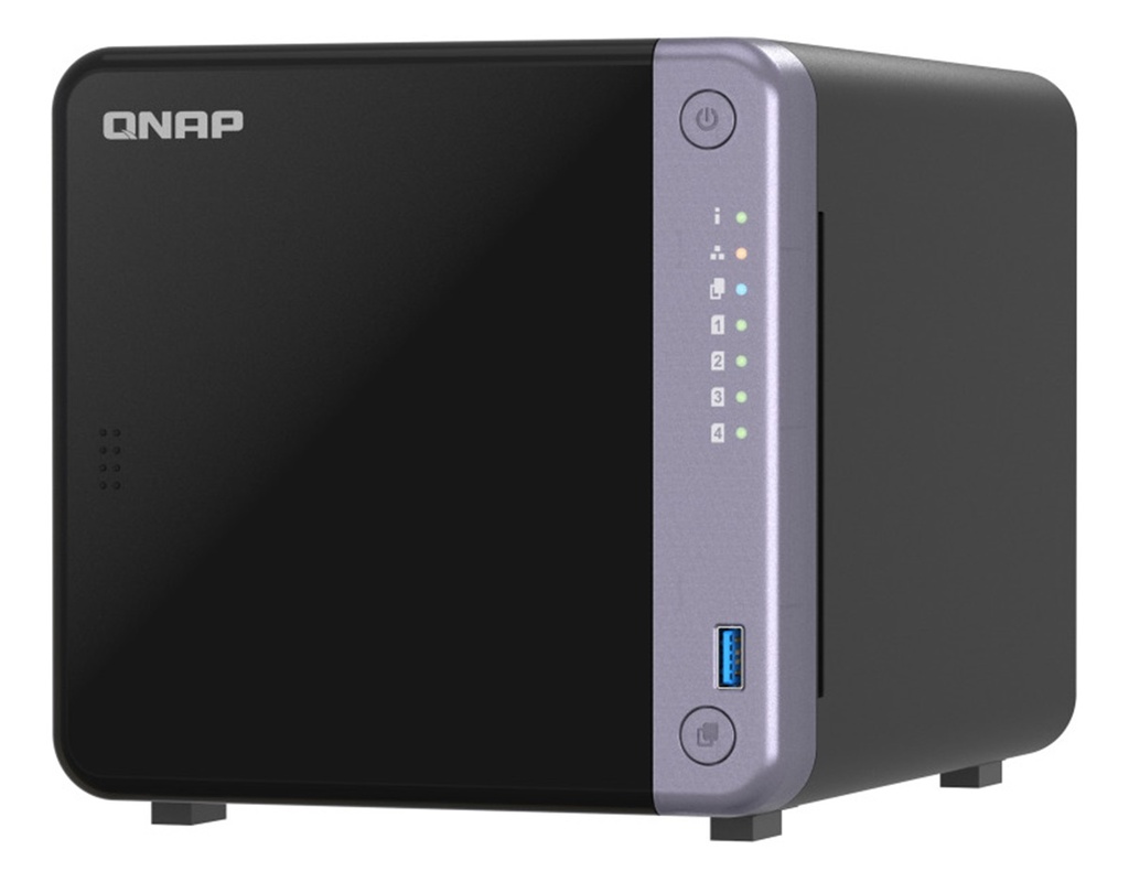 NAS 4 Bahias QNAP TS-432X-4G-US ARM 4 Nucleos 4 GB RAM 