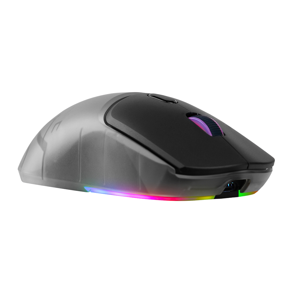 Mouse Gamer Game Factor Óptico MOW700-BK Inalámbrico Bluetooth USB 26.000DPI