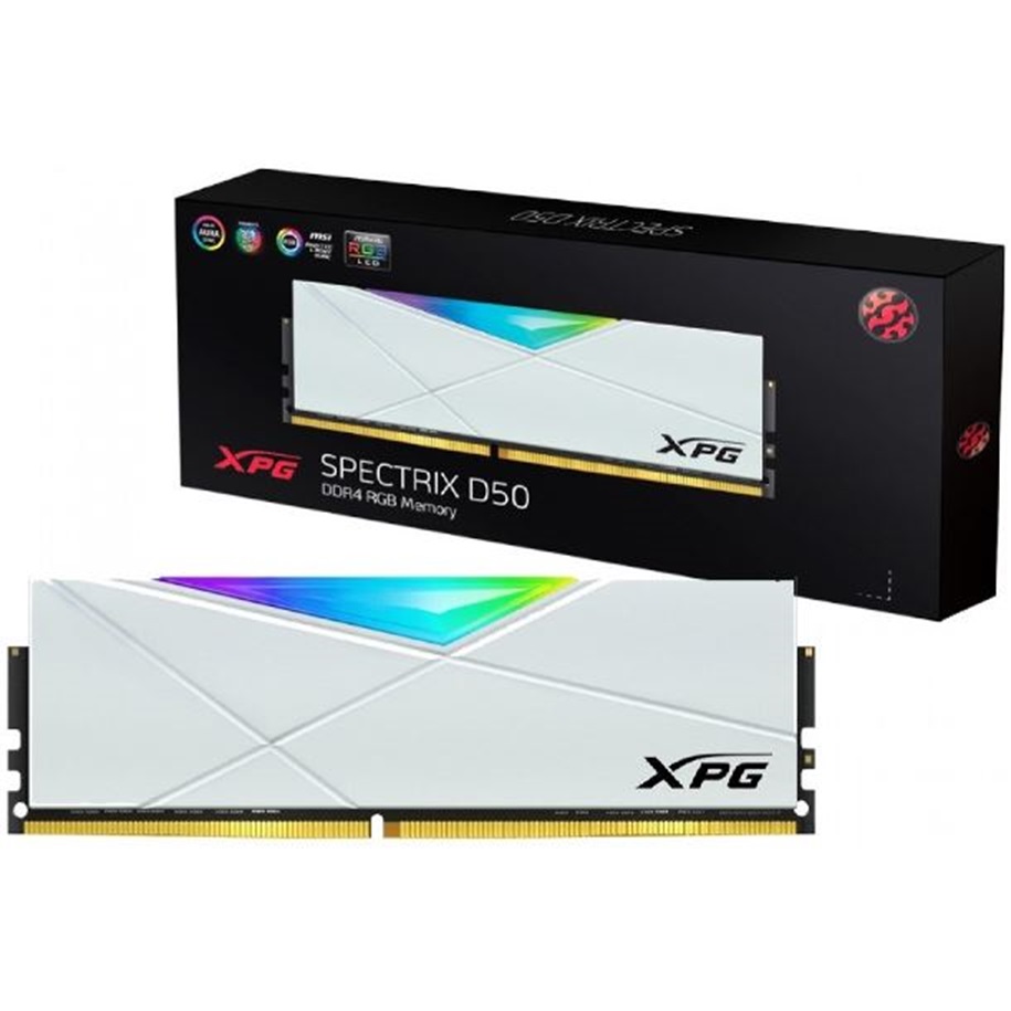 Memoria RAM XPG Spectrix D50 RGB DDR4 3600MHz 8GB Non-ECC CL18 XMP