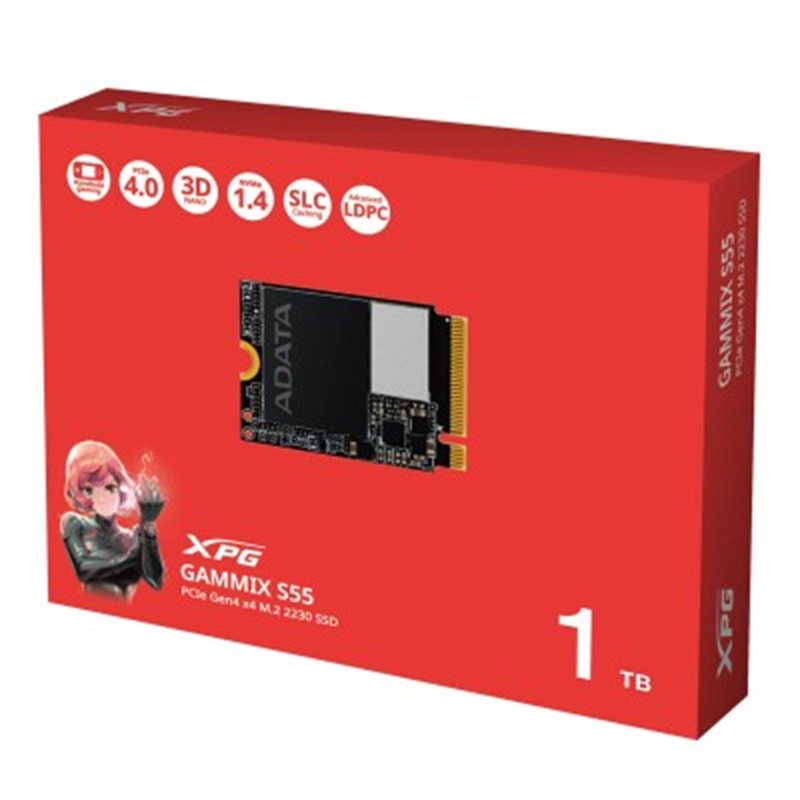 Unidad De Estado Sólido SSD XPG GAMMIX S55 1 TB PCI Express 4.0 5000 MB/s 3700 MB/s