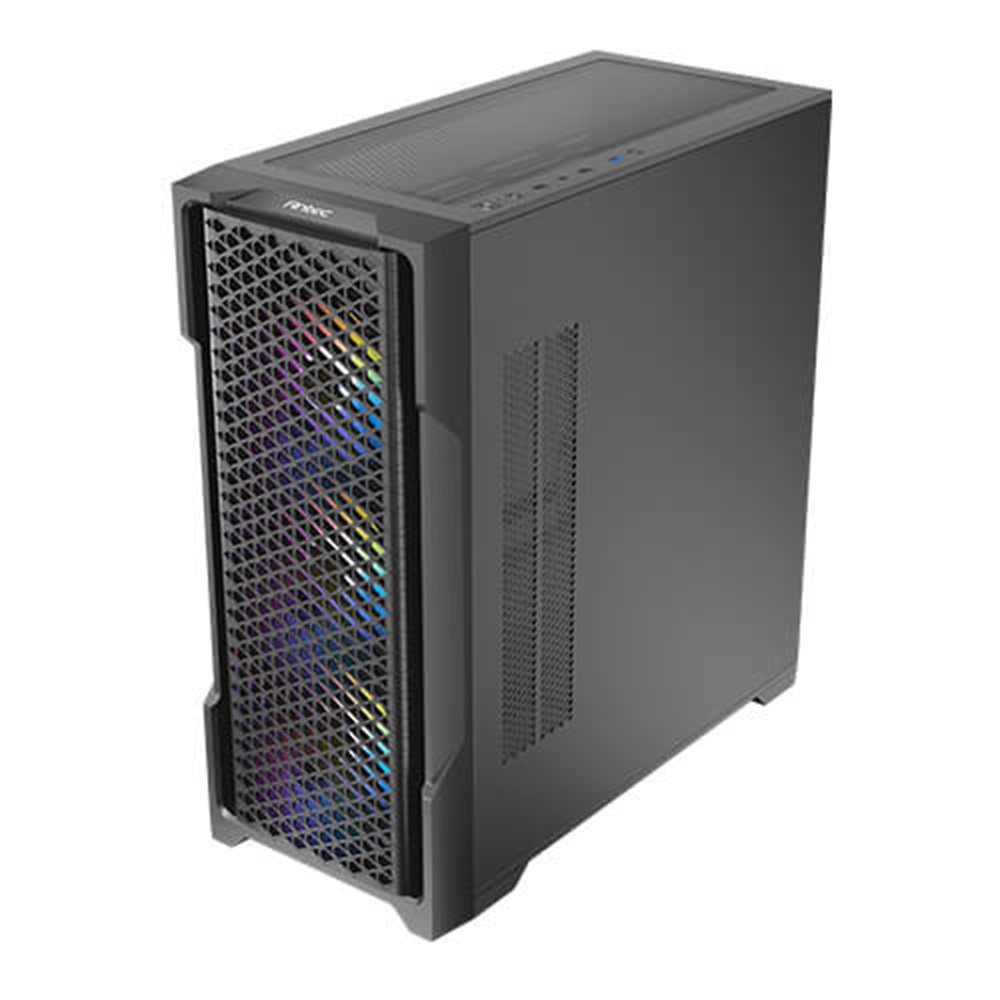 Gabinete Antec AX90 con Ventana Midi-Tower ATX/ITX/Micro-ATX USB 3.0/2.0 sin Fuente 4 Ventiladores Instalados ARGB