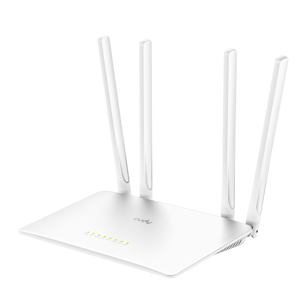 Router Cudy Ethernet de Banda Dual WR1200 867Mbit/s 4x RJ-45 2.4/5GHz 4 Antenas de 5 dBi