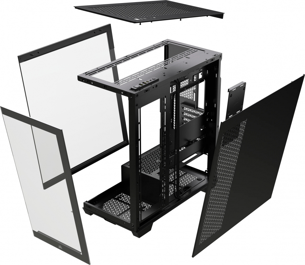 Gabinete Corsair 3500x Midi Tower Con Ventana Lateral