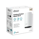 Router TP-Link de Banda Dual MU-MIMO Deco X50-Outdoor Inalámbrico 2402Mbit/s 1x RJ-45 Wi-Fi 6 2.4/5GHz 2 Antenas Internas